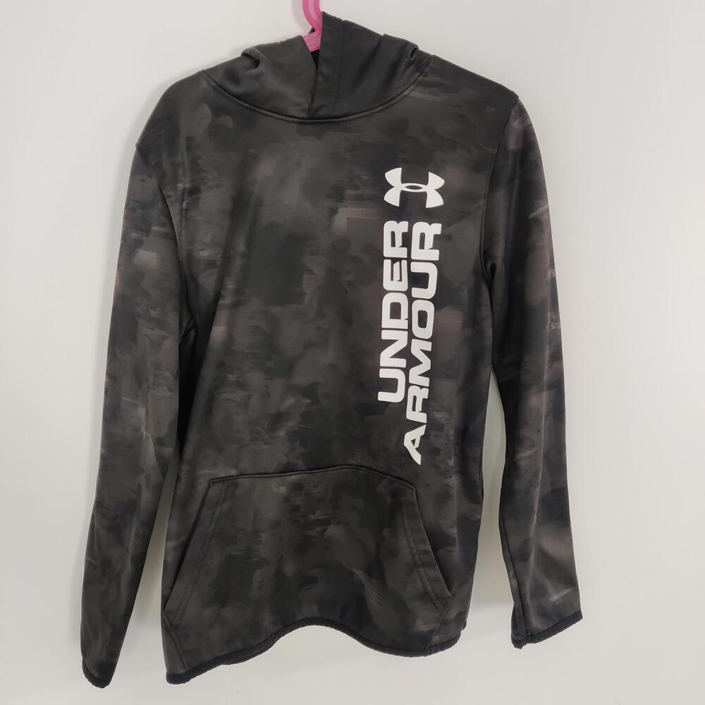 Under Armour Boy's Black Tie DyeHoodie Size Medium Athletic